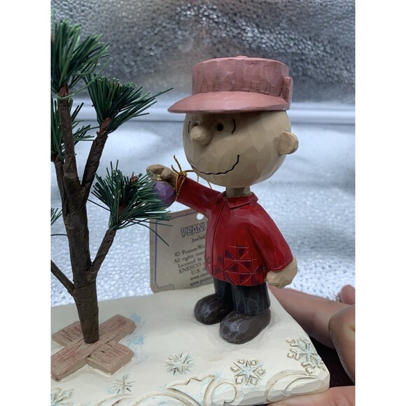 Jim Shore Peanuts Fig SNOOPY & CHARLIE BROWN TREE - A SPECIAL TREE 6015029 - Picture 3 of 7